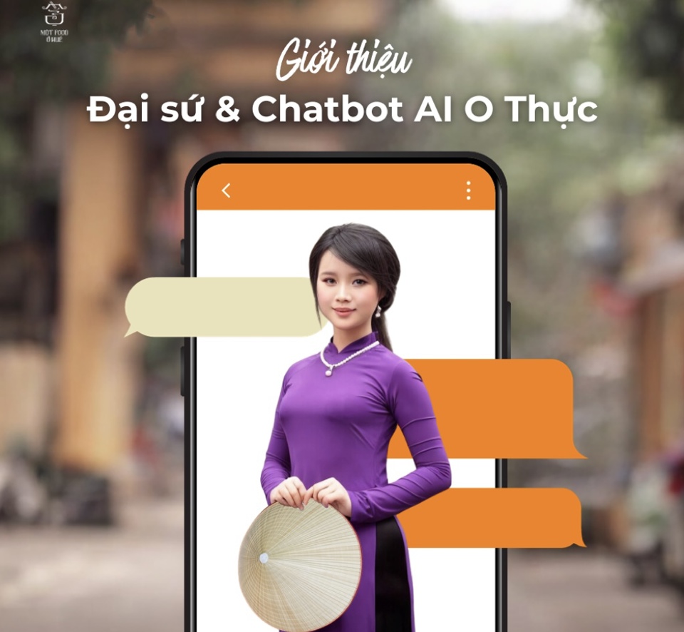 Chatbot O Thực l&agrave; chatbot AI đầu ti&ecirc;n về ẩm thực Huế