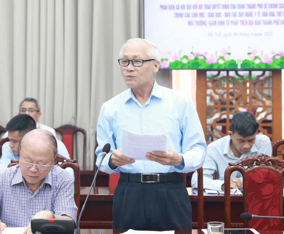 Chủ tịch Hội đồng tư vấn Dân chủ-Pháp luật (Ủy ban MTTQ Việt Nam TP) Phạm Ngọc Thảo