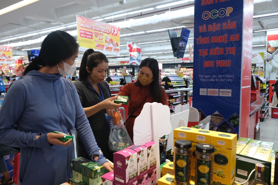 Nghệ An: Đưa các sản phẩm OCOP vào siêu thị - Ảnh 1