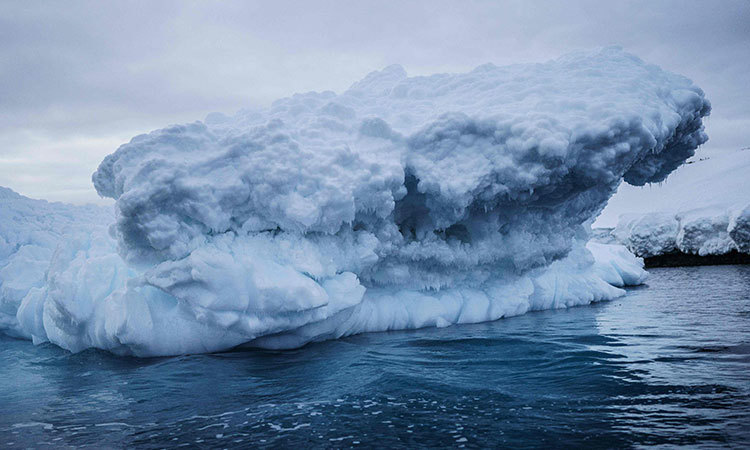 H&igrave;nh ảnh tảng băng tr&ocirc;i A23a ở Nam Cực h&ocirc;m 23/11. Ảnh: AFP &nbsp;