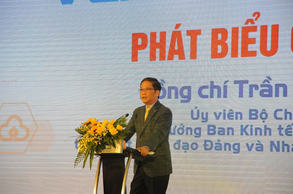 &Ocirc;ng Trần Tuấn Anh, Uỷ vi&ecirc;n Bộ ch&iacute;nh trị, Trưởng Ban Kinh tế Trung ương ph&aacute;t biểu tại Diễn đ&agrave;n