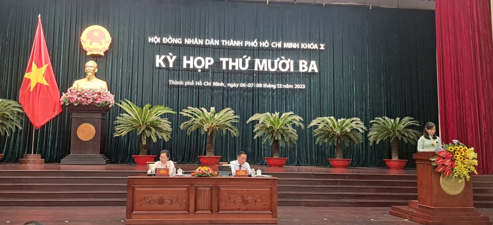Kỳ họp thứ 13 HĐND TP Hồ Ch&iacute; Minh kh&oacute;a X (nhiệm kỳ 2021-2026) đ&atilde; th&ocirc;ng qua nhiều nghị quyết quan trọng.