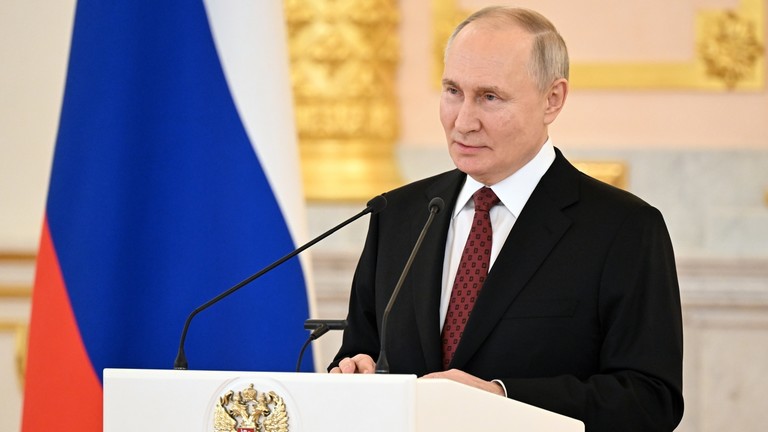 Tổng thống Nga Vladimir Putin. Ảnh: RT