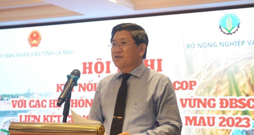 Ông Lê Văn Sử - Phó Chủ tịch UBND tỉnh Cà Mau (Ảnh Hoàng Nam)