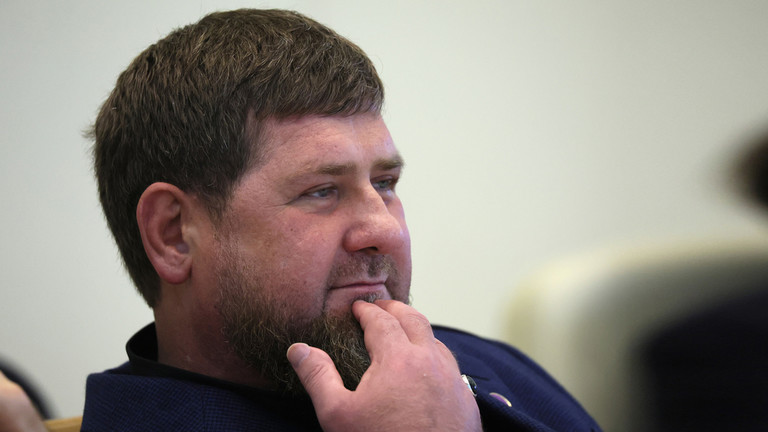 &Ocirc;ng Ramzan Kadyrov - l&atilde;nh đạo Cộng h&ograve;a Chechnya thuộc Nga. Ảnh: RT