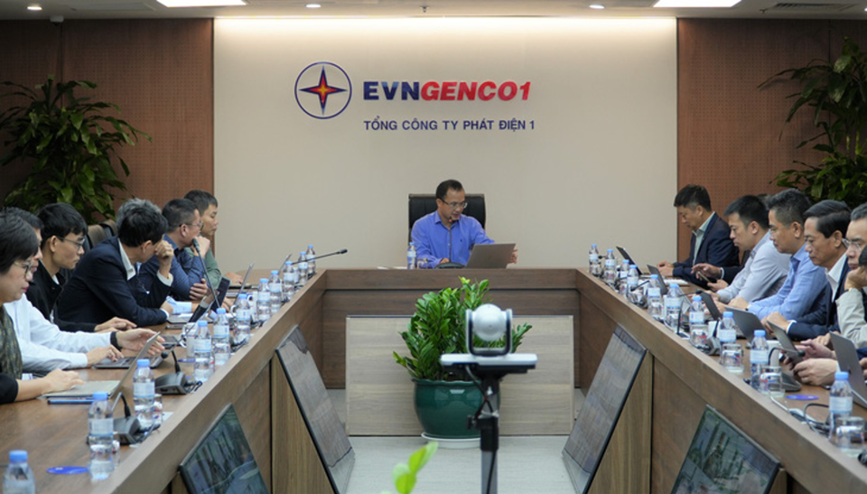 Hội nghị giao ban trực tuyến th&aacute;ng 12 năm 2023 của EVNGENCO1