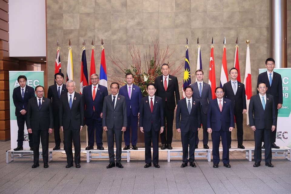 Hội nghị có sự tham dự của lãnh đạo cấp cao các nước ASEAN, Nhật Bản và Australia - Ảnh: Nhật Bắc