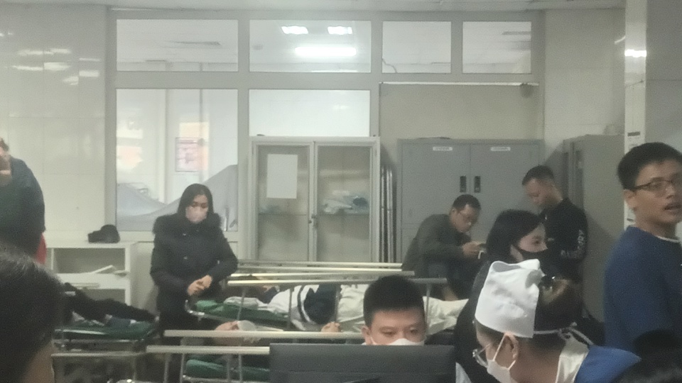 Học sinh bị thương nhập viện 115 Nghệ An cấp cứu&nbsp;