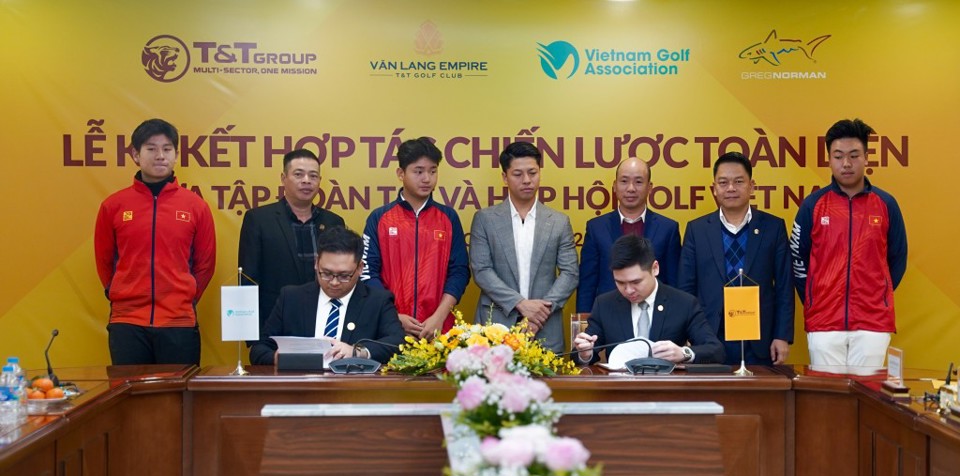 T&amp;T Group k&yacute; kết hợp t&aacute;c chiến lược to&agrave;n diện với Hiệp hội Golf Việt Nam.