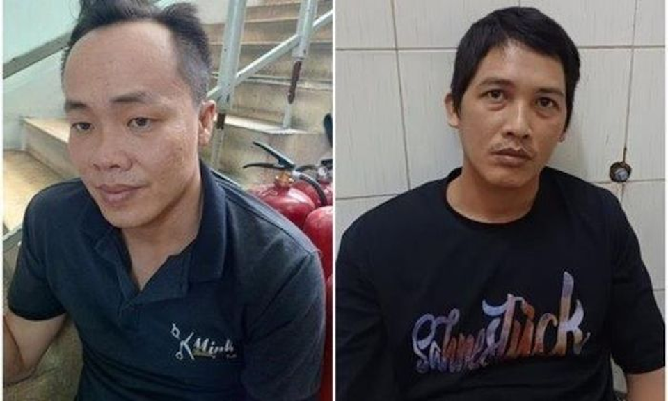 Hai đối tượng bị bắt giữ: Hứa Minh Qu&acirc;n v&agrave; Nguyễn Văn Dao &nbsp;