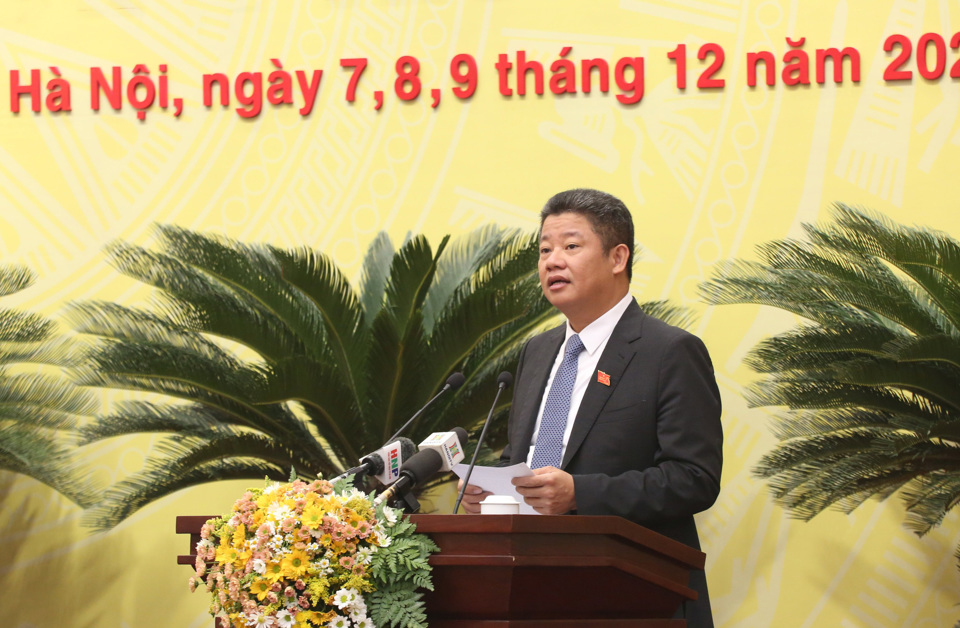 Ph&oacute; Chủ tịch UBND TP H&agrave; Nội Nguyễn Mạnh Quyền