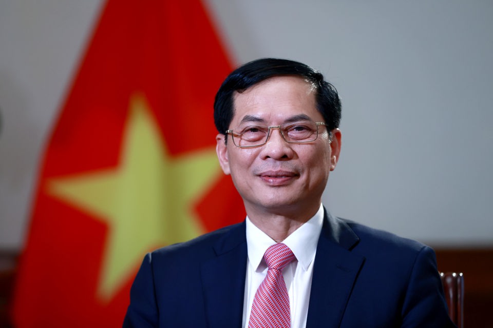 Bộ trưởng Ngoại giao B&ugrave;i Thanh Sơn.