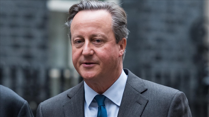 Ngoại trưởng Anh David Cameron. Ảnh: Anadolu