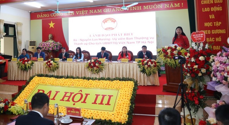 Đại hội đại biểu Ủy ban Mặt trận Tổ quốc Việt Nam phường Trung Văn lần thứ III, nhiệm kỳ 2024-2029