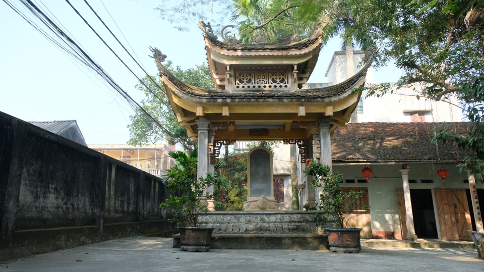 Sớm nâng cấp di tích Quốc gia đền thờ Tổ nghề khảm trai huyện Phú Xuyên - Ảnh 1