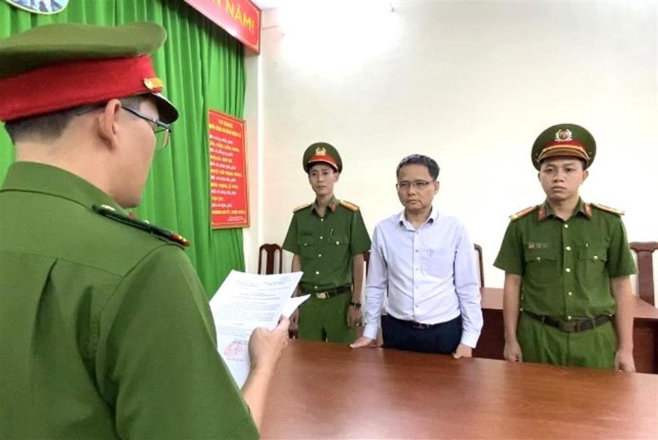 Khởi tố, bắt tạm giam Ph&oacute; Cục trưởng Cục Đăng kiểm Việt Nam NguyễnVũ Hải. Ảnh: Bộ C&ocirc;ng an.