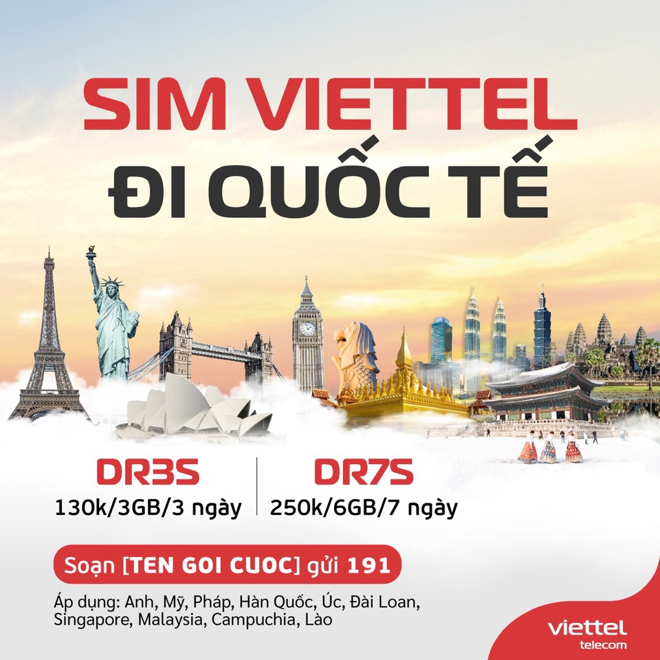 Viettel giảm giá data Roaming tới 3 lần tại nhiều quốc gia lớn - Ảnh 1