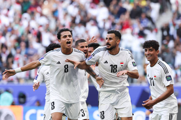 Tuyển Iraq thắng sốc tuyển Nhật Bản tại VCK Asian Cup 2023. Ảnh: Getty.