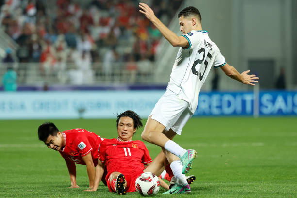 Tuyển Indonesia đ&aacute;nh bại tuyển Việt Nam với tỷ số 1-0. Ảnh: Getty.