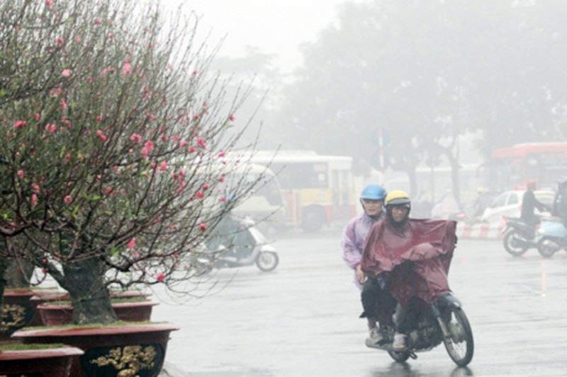 Dự báo thời tiết ngày 22/1/2024: Hà Nội mưa rào, rét hại, nhiệt độ giảm mạnh - Ảnh 1