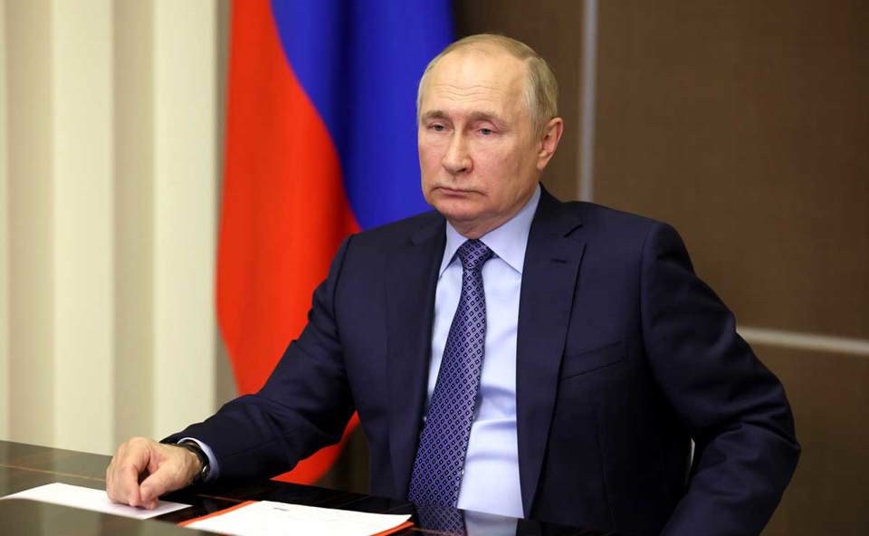 Tổng thống Nga Vladimir Putin. Ảnh:&nbsp;kremlin.ru
