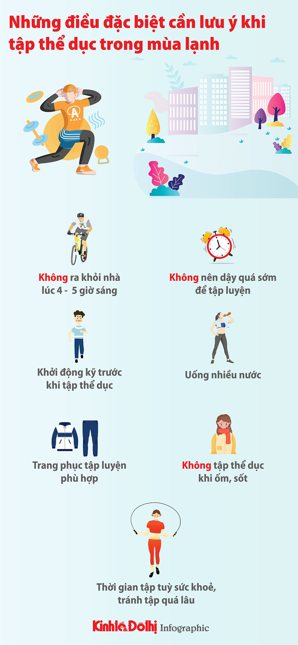 Những điều cần đặc biệt lưu ý khi tập thể dục trong mùa lạnh - Ảnh 1