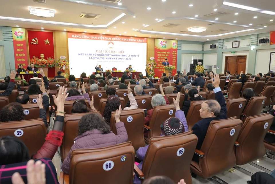 Quận Hoàn Kiếm: Đại hội điểm Mặt trận Tổ quốc phường Lý Thái Tổ - Ảnh 2