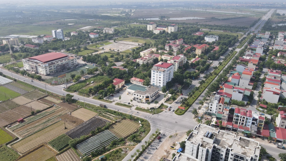 Một góc huyện Mê Linh, Hà Nội. Ảnh: Phạm Hùng