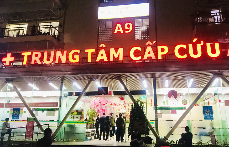 Trung t&acirc;m C&acirc;́p cứu (A9),&nbsp;Bệnh viện Bạch Mai.