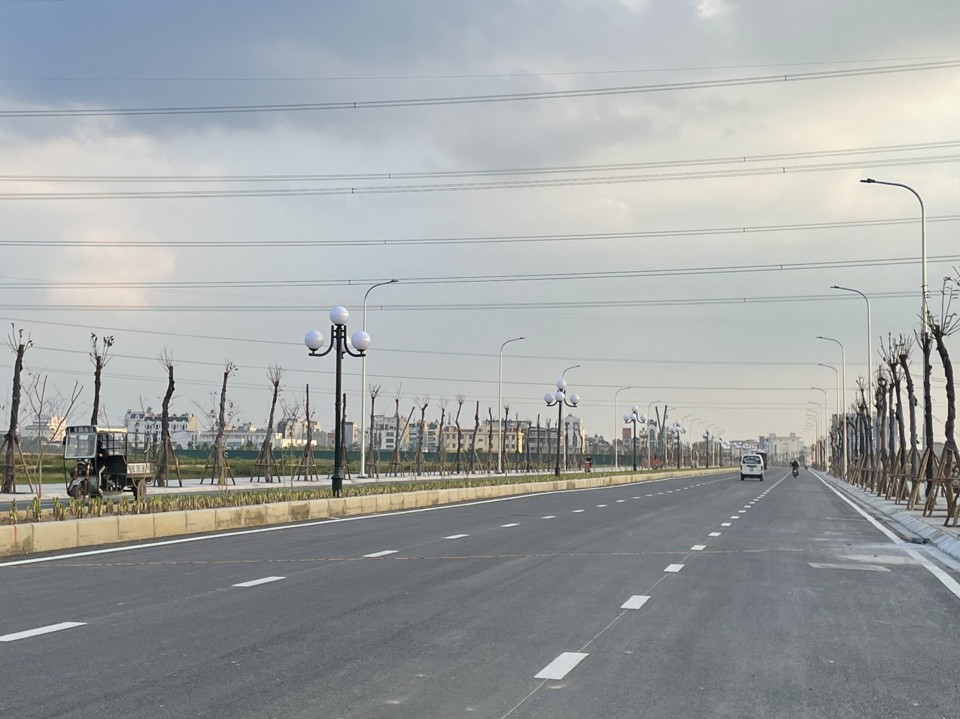 Tuyến đường Nguyễn Tr&atilde;i được đầu tư x&acirc;y dựng với khoảng 300 tỷ đồng vừa ho&agrave;n th&agrave;nh th&ocirc;ng xe kỹ thuật.