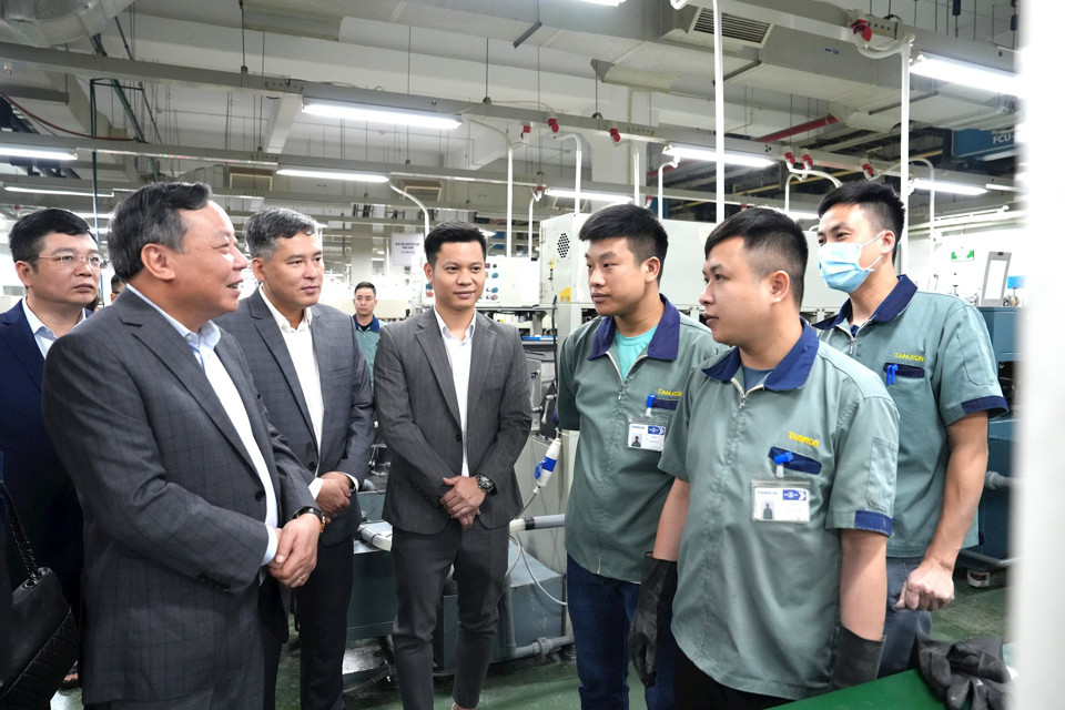 Lãnh đạo TP Hà Nội thăm, động viên sản xuất đầu năm tại huyện Sóc Sơn - Ảnh 1