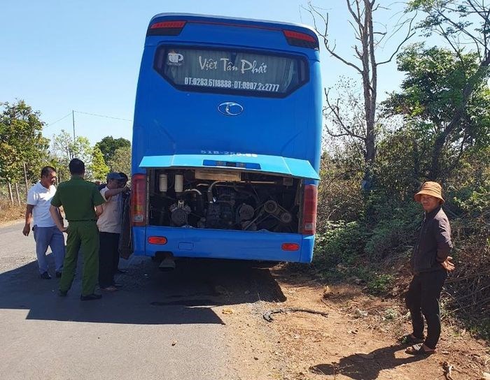 Hiện trường vụ tai nạn.