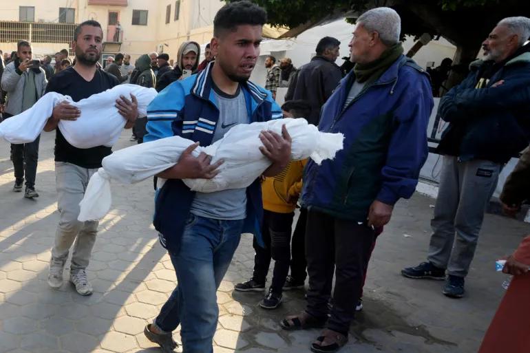 C&aacute;c cuộc kh&ocirc;ng k&iacute;ch tại Gaza khiến 29.000 người Palestine thiệt mạng. Ảnh: The New York Times