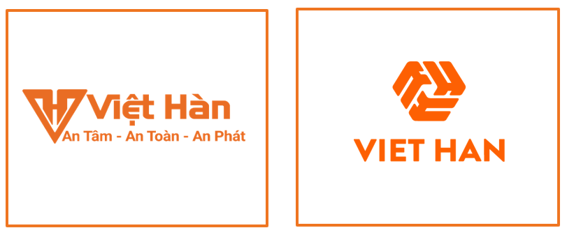 Logo cũ v&agrave; Logo mới của Việt H&agrave;n