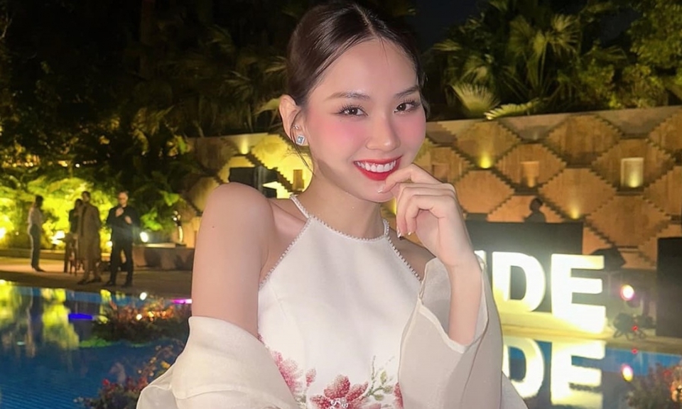 Mai Phương được đ&aacute;nh gi&aacute; l&agrave; đại diện mạnh của Việt Nam tại đấu trường Miss World. Ảnh: Facebook nh&acirc;n vật