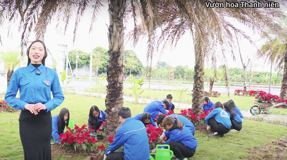 Khánh thành c&ocirc;ng trình thanh ni&ecirc;n &ldquo;vườn hoa thanh ni&ecirc;n".