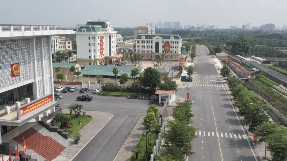 Đường Ph&uacute;c L&yacute;, phường Minh Khai, quận Bắc Từ Li&ecirc;m. Ảnh: Thảo Trần