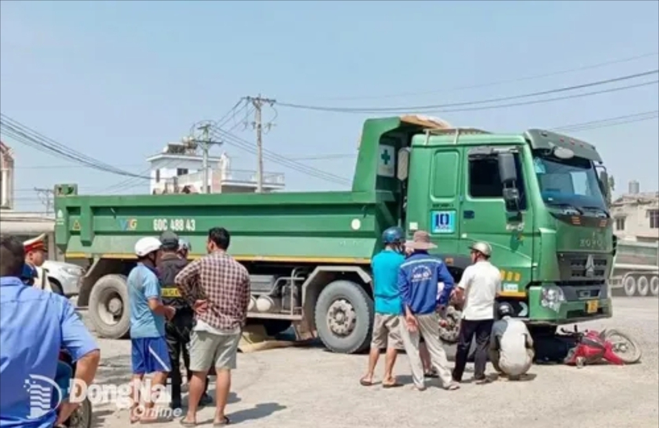 Hiện trường vụ tai nạn.&nbsp;