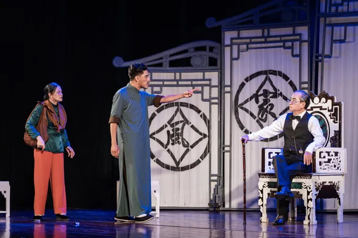Một cảnh trong vở kịch“Lôi Vũ”, tác phẩm đoạt Giải B Giải thưởng sân khấu 2023. Ảnh: Lệ Ngọc