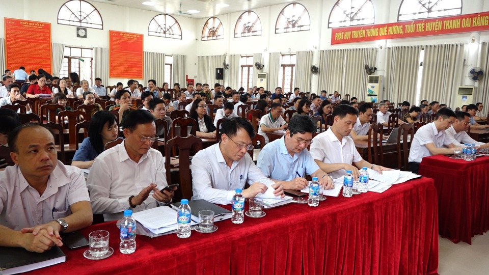 Trường THCS Thanh Cao tuyên tuyền về việc sắp xếp bộ máy chính trị cấp xã tinh gọn, hiệu quả