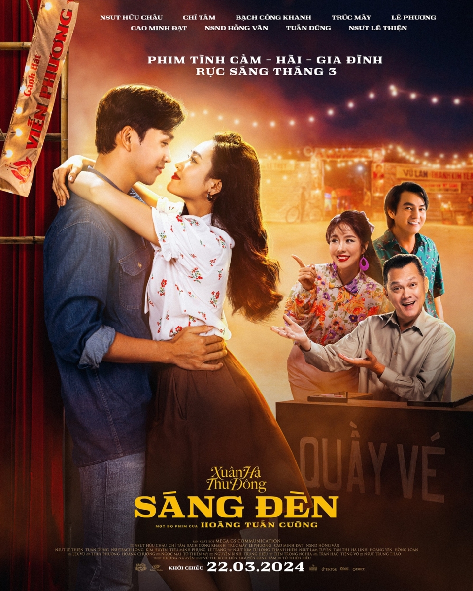 Thay đổi poster phim "S&aacute;ng đ&egrave;n" nhưng kh&ocirc;ng cứu v&atilde;n t&igrave;nh trạng c&aacute;c ph&ograve;ng chiếu "ế" kh&aacute;ch. Ảnh: Đo&agrave;n l&agrave;m phim