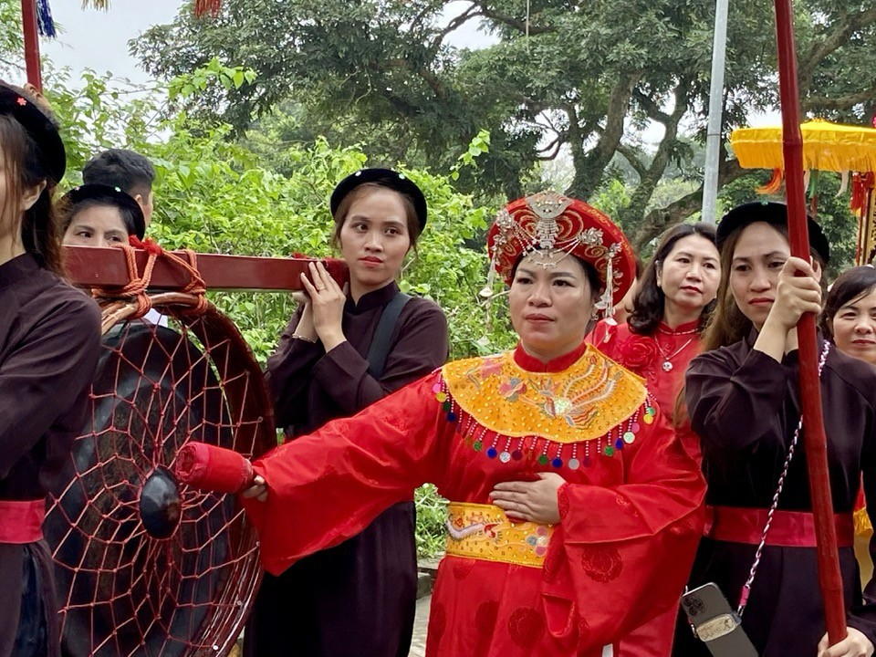 Hấp dẫn lễ hội Phụng Nghênh tại xã Phù Đổng, huyện Gia Lâm  - Ảnh 3