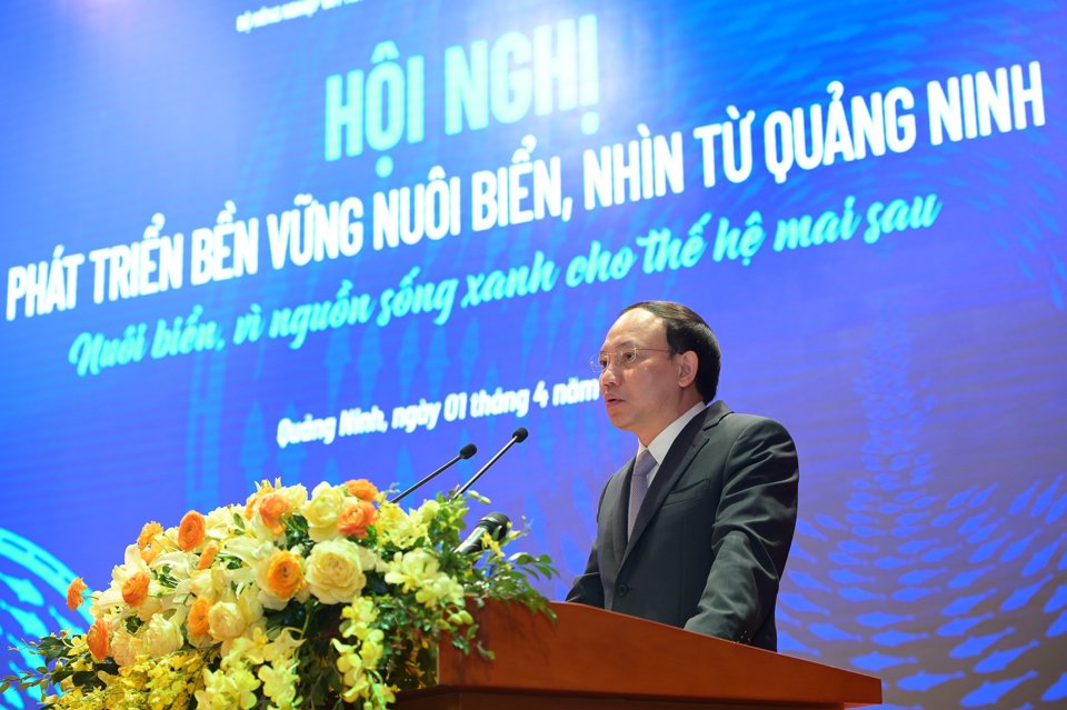 B&iacute; thư tỉnh uỷ Quảng Ninh Nguyễn Xu&acirc;n K&yacute; ph&aacute;t biểu tại Hội nghị