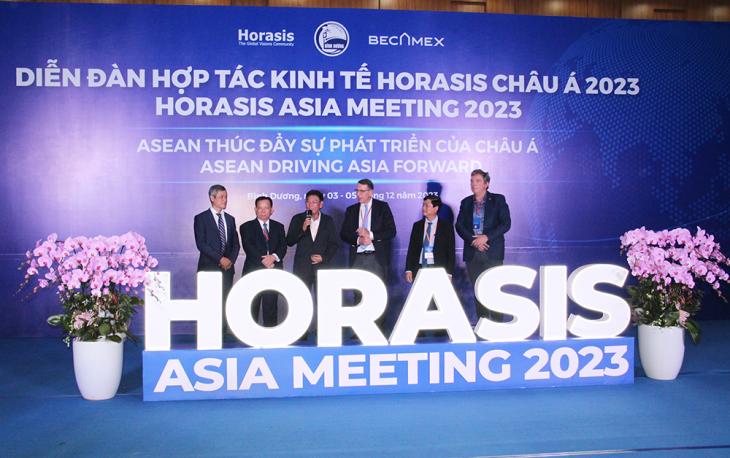 H&igrave;nh ảnh&nbsp;Diễn đ&agrave;n Hợp t&aacute;c Kinh tế Horasis ch&acirc;u &Aacute; 2023 tại B&igrave;nh Dương. Ảnh: BTC.