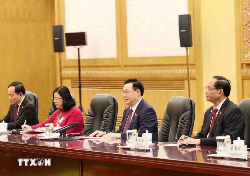 Chủ tịch Quốc hội Vương Đình Huệ hội kiến Tổng Bí thư, Chủ tịch nước Trung Quốc Tập Cận Bình - Ảnh 2