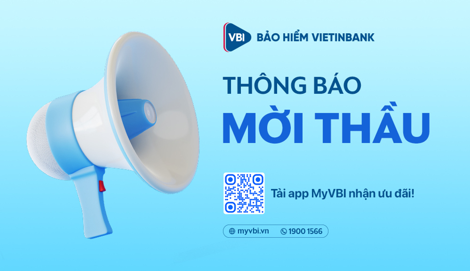 VBI thông báo mời thầu - Ảnh 1