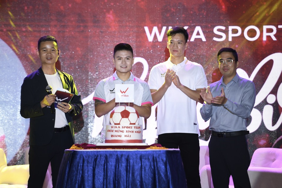 Quang Hải được tổ chức sinh nhật tr&ograve;n 27 tuổi.