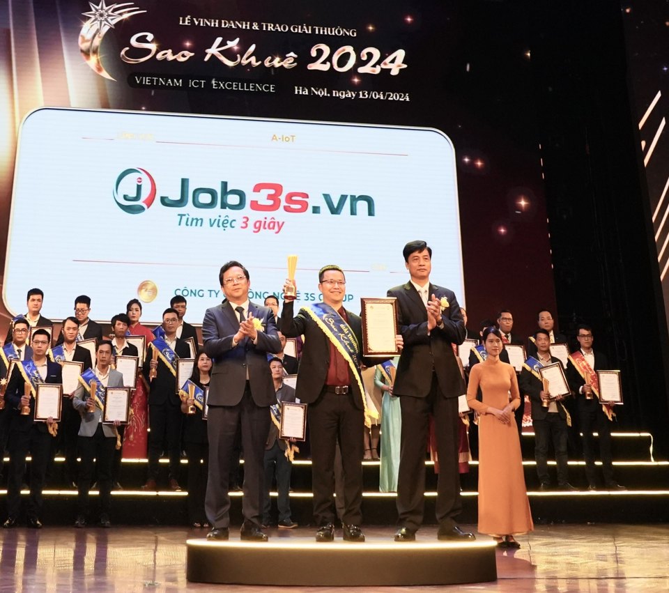 Job3s.vn vinh dự nhận Giải thưởng Sao Khu&ecirc; 2024 danh gi&aacute;