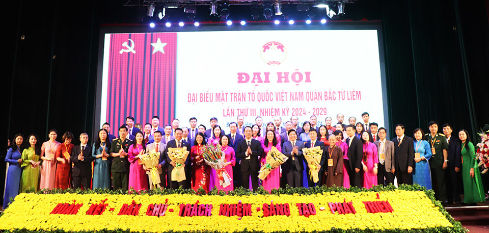 Ủy ban MTTQ Việt Nam quận Bắc Từ Li&ecirc;m kh&oacute;a III&nbsp; ra mắt Đại hội.