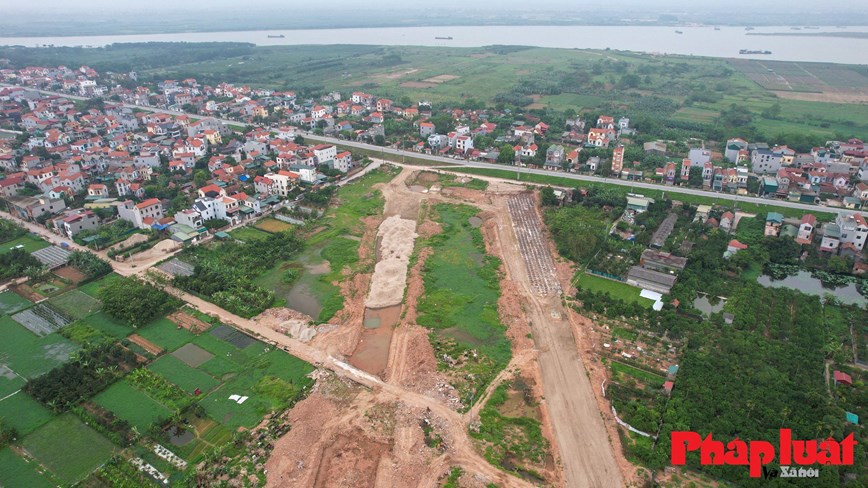Vị trí sắp xây dựng cầu Hồng Hà nối hai huyện Đan Phượng, Mê Linh - Ảnh 6